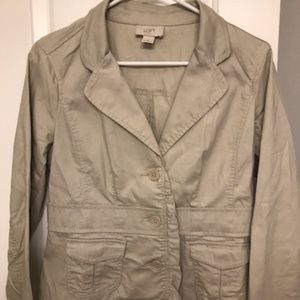 Loft Fitted Khaki Jacket